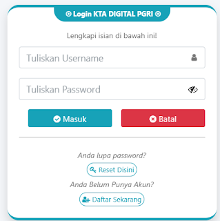 Register PGRI Lannyjaya - Persatuan Guru Republik Indonesia Cabang Lannyjaya